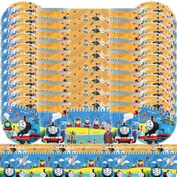 Thomas and Friends Birthday Decorations Paper Disposable Tableware Set For Baby Shower Boy Girls Kids Train Party Toys Supplies