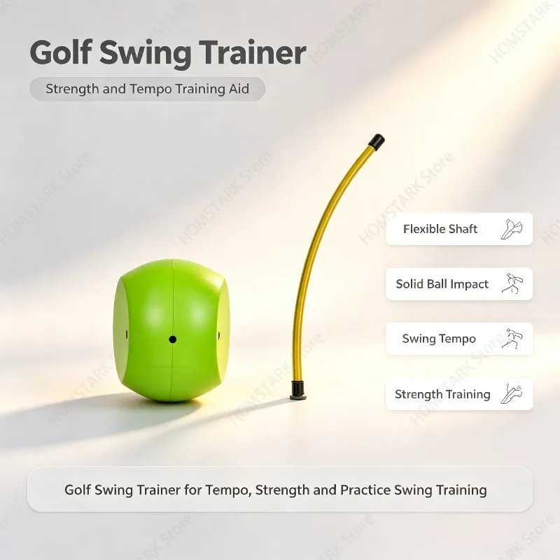 New Professional Golf Swing Trainer, Wrist Triangle Stabilization Aid, Posture Corrector For Swing Skill Golf Training