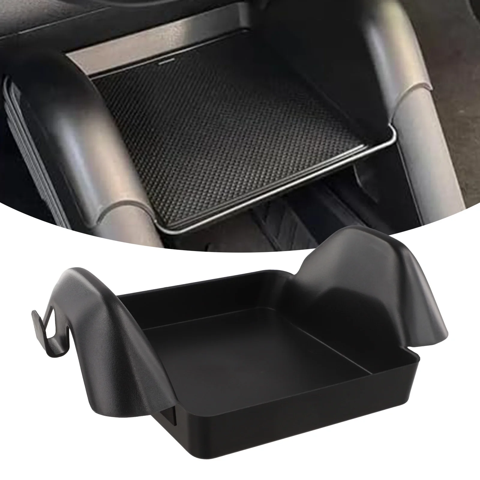 Car Central Control Storage Box For Mini For Cooper E SE J01 EV 2025 Organizer Tray Case Center Console Interior Accessories ABS