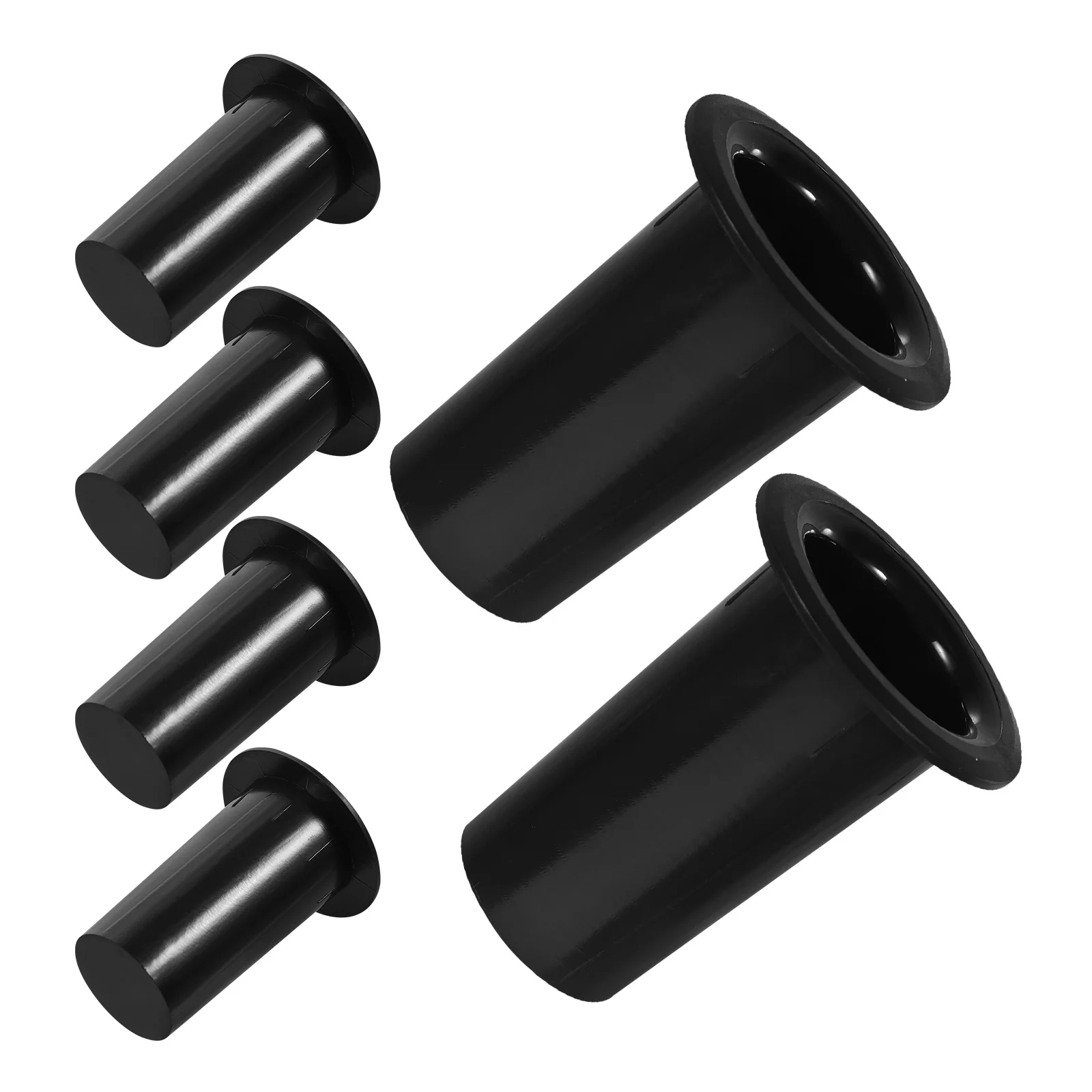 

6Pcs Plastic Microphone Stand Stable Mic Base Desktop Holder Support Mic Rack for Office Studio Home Broadcast