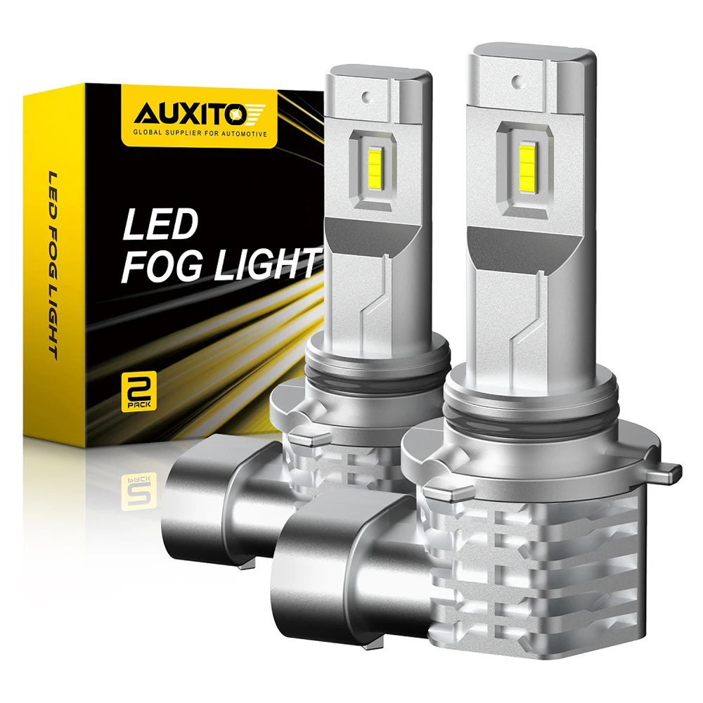 

AUXITO 2Pcs HB4 9006 LED Fog Light 6000K White 2000LM CSP Chip H10 HB3 9005 H16JP H8 H11 LED Yellow Auto Fog Lamp DRL 12V