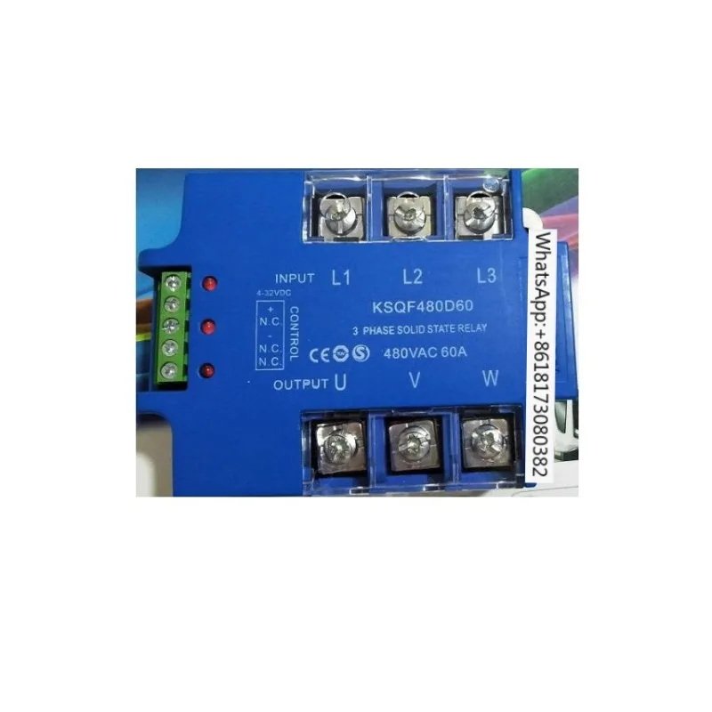 Solid-state three-phase accessory 60A, imported KSQF480D60 Kudom relay, brand new.