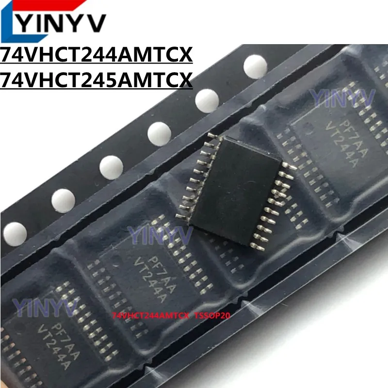 

20Pcs 74VHCT244AMTCX VT244A 74VHCT244AMTC 74VHCT244A TSSOP20 74VHCT245AMTCX VT245A 74VHCT245AMTC 74VHCT245A New 100% quality