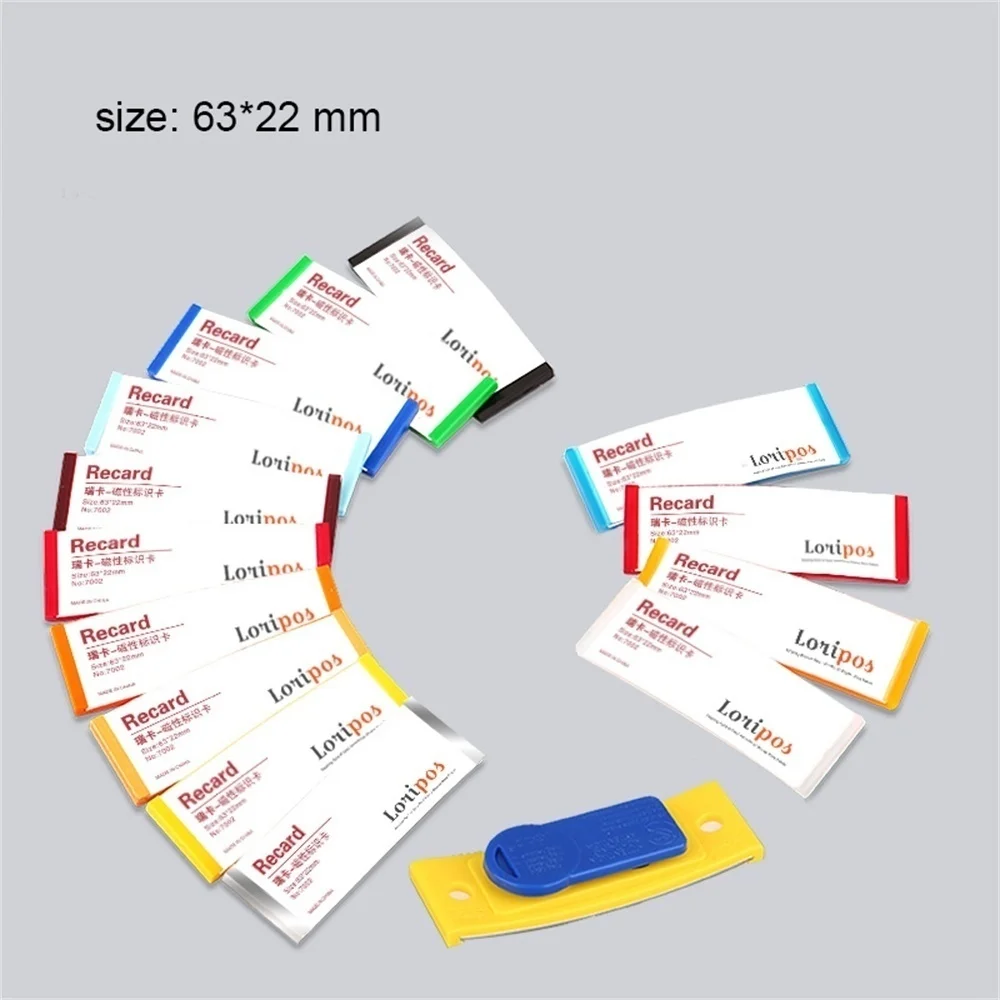 Placa de identificación magnética, placa de identificación, placa de identificación, Abs, 68x22mm