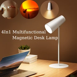 4 in 1 Multifunctional Magnetic Light Portable Table Lamps Sunset Lamp Outdoor Emergency Flashlight USB Charging LED Night Light