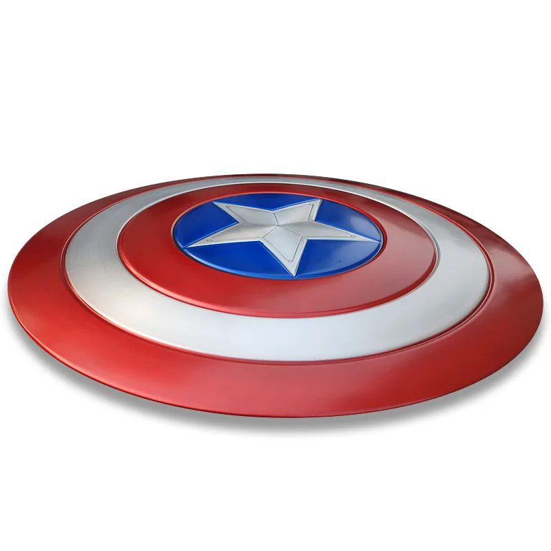 1/1 Aluminum Alloy Vibranium Metal Captain America Shield Action Figurine Desk Collectible Anime Model Toys Figures Gift