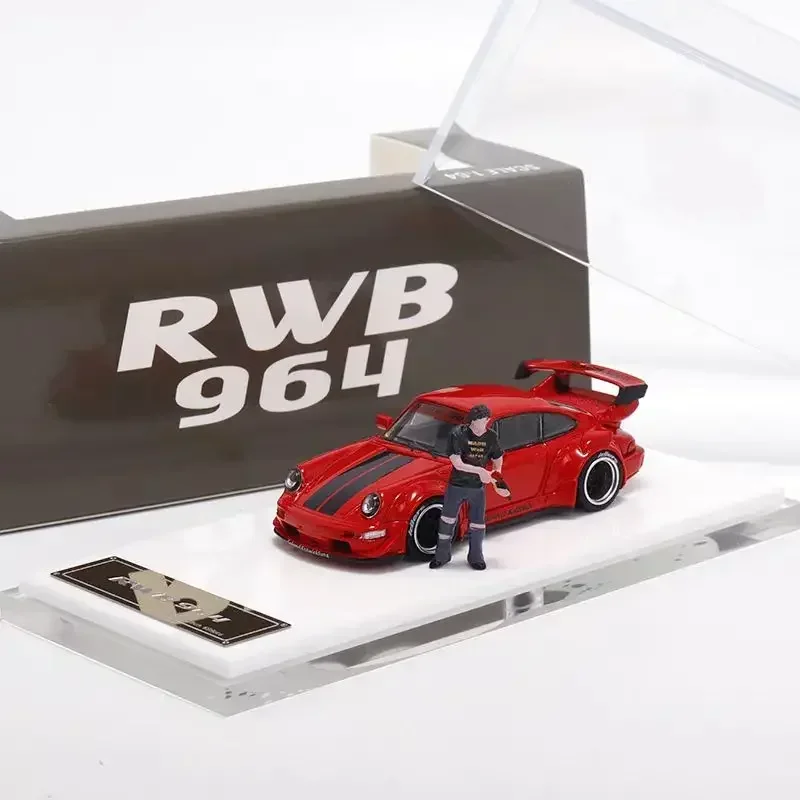 Star Model 1:64 RWB 930 964 Rear Wing Edition Australian pink