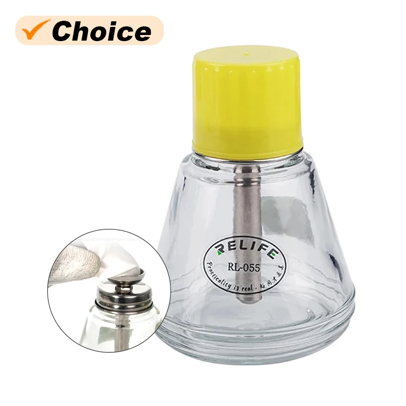 

Glass Solvent Empty Bottle with Copper Core for All Kinds of Liquids RELIFE RL-055 Anti-corrosion Anti-static Solution Dispenser