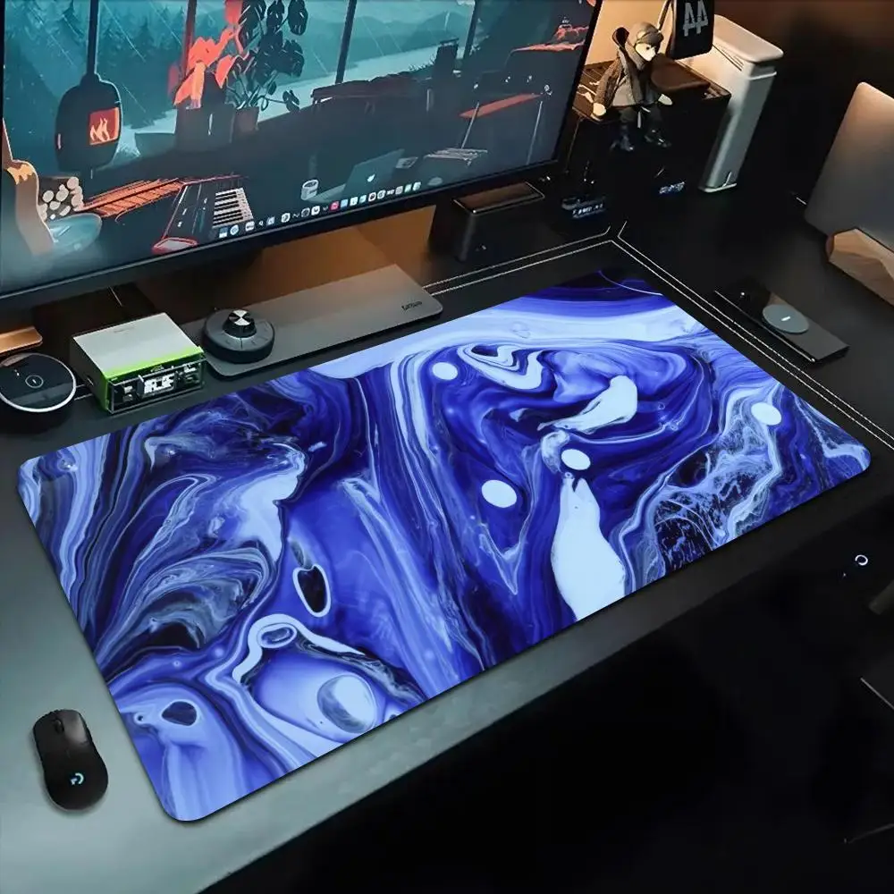 

chaotic fluid Mouse Pad 500X1000 mm Large Gaming Mousepad Gamer XL Rubber Otaku Keyboard Pad Laptop Desk Mat