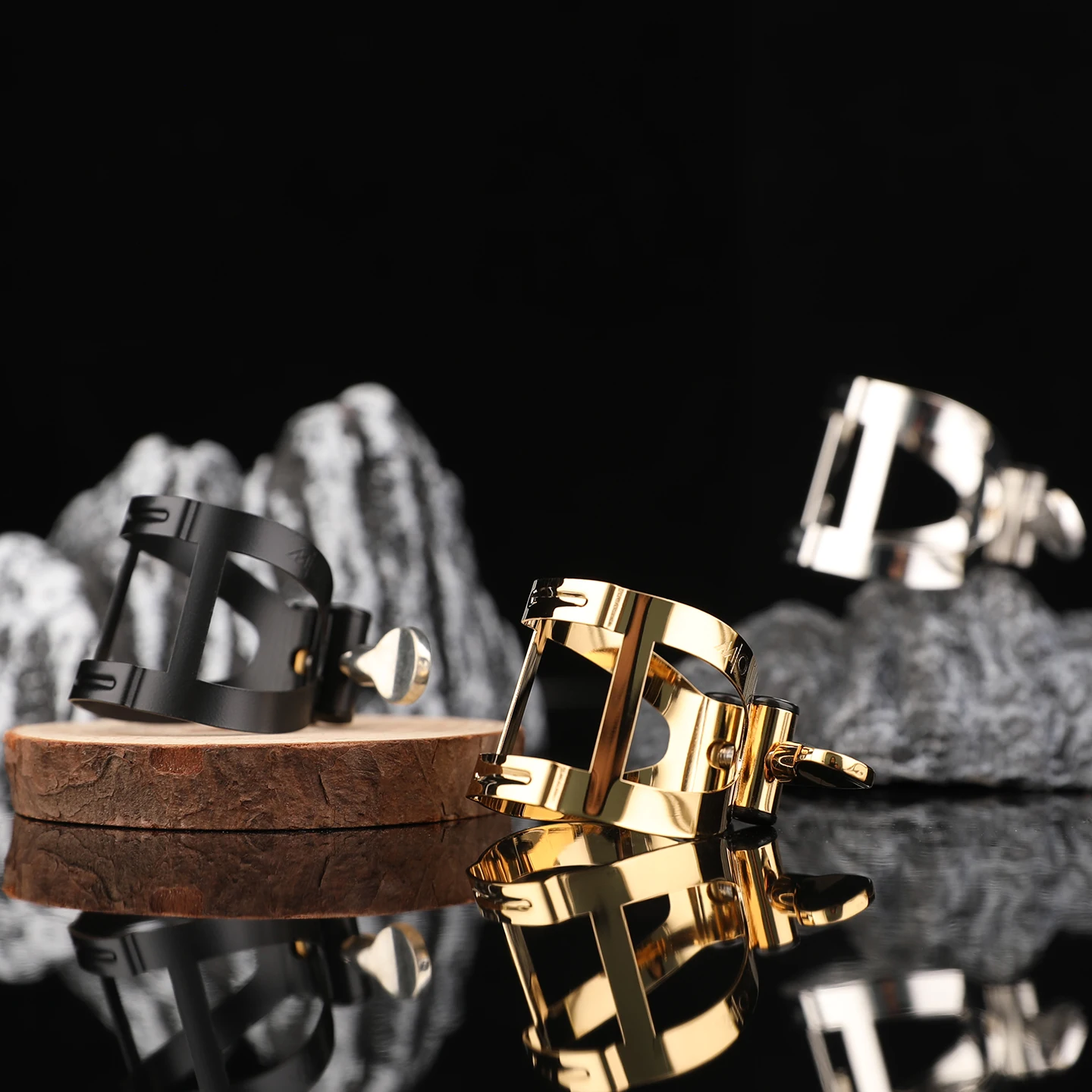 France vandoren Leather MO Optimum alto tenor Hard rubber mouthpiece ligature Soprano Ligatures Clarinet Mouthpieces Metal .