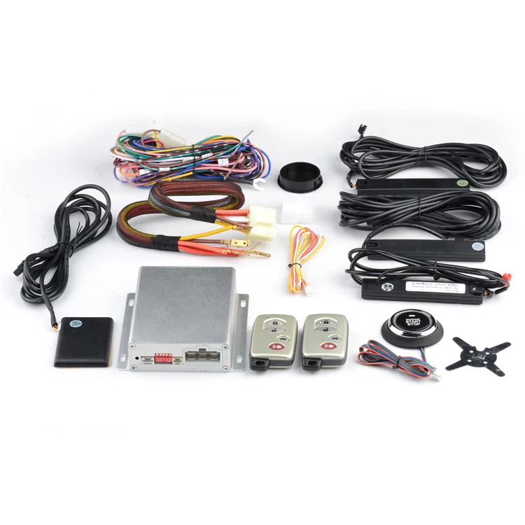 Universal Auto PKE Engine Start Stop Push Button Keyless Entry PKE Keyless Entry Car Alarm Remote Start Stop Engine