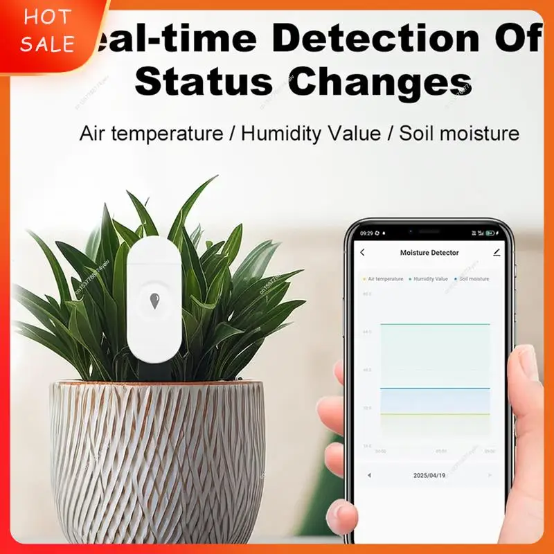 زيجبي مستشعر رطوبة التربة حديقة جهاز قياس درجة الحرارة والرطوبة أتمتة كاشف الري للمنزل مساعد Z2M A62X