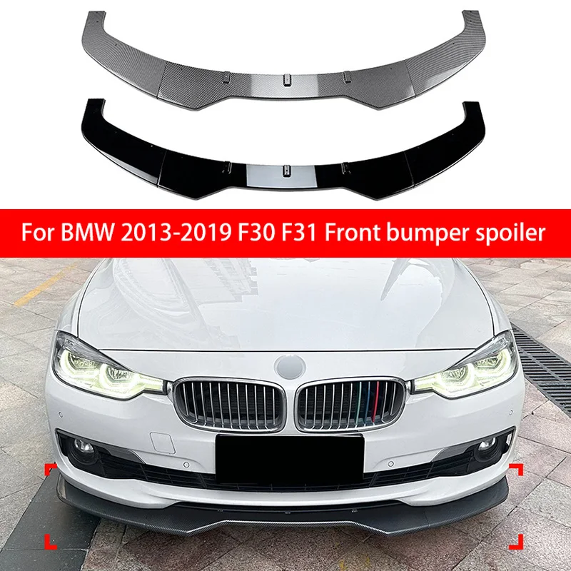 

For BMW 3 Series 2013 2014 2015 2016 2017 2018 2019 F30 F31 Front Bumper Lip Separator Spoiler Guard car Adjustment Kit