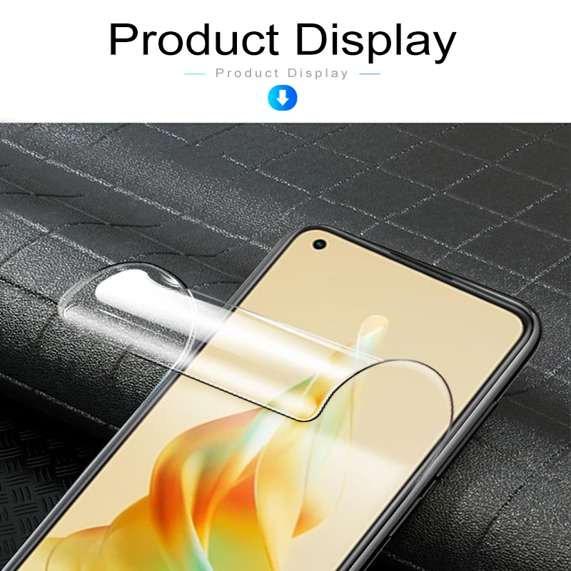 2 قطعة التغطية الكاملة هيدروجيل فيلم Reno8 T 4G أفلام واقية ل ممن لهم رينو 8 T 8 T Reno8T 4G 6.43 بوصة حامي الشاشة فيلم واضح