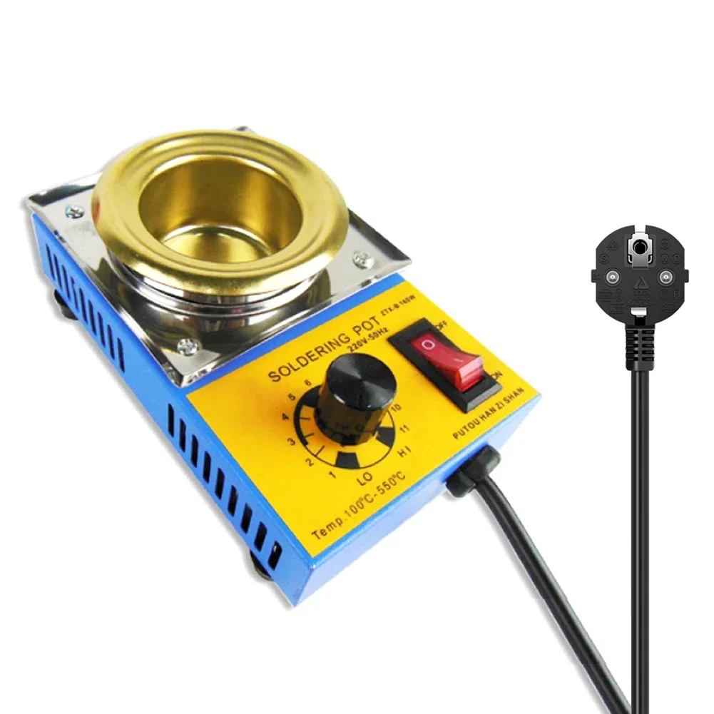 For Soldering Zinc Melter Solder Pot Workshop Soldering User Friendly Soldering Furnace Melting Furnace 250g Capacity