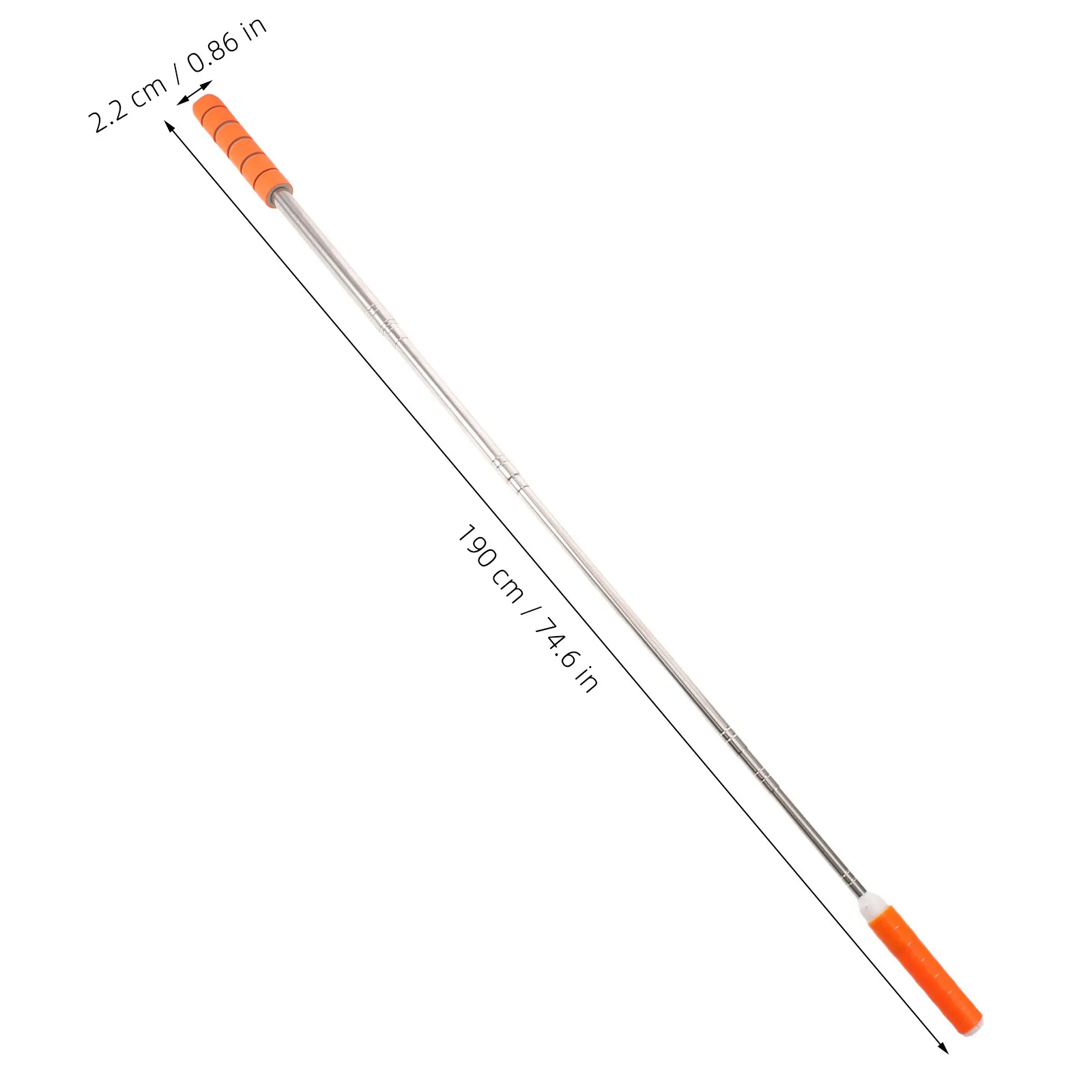 2Pcs Chalk Holder Chalk Extender For Wall Painter Extension Pole Adjustable Length Telescopic Chalkboard Drawing