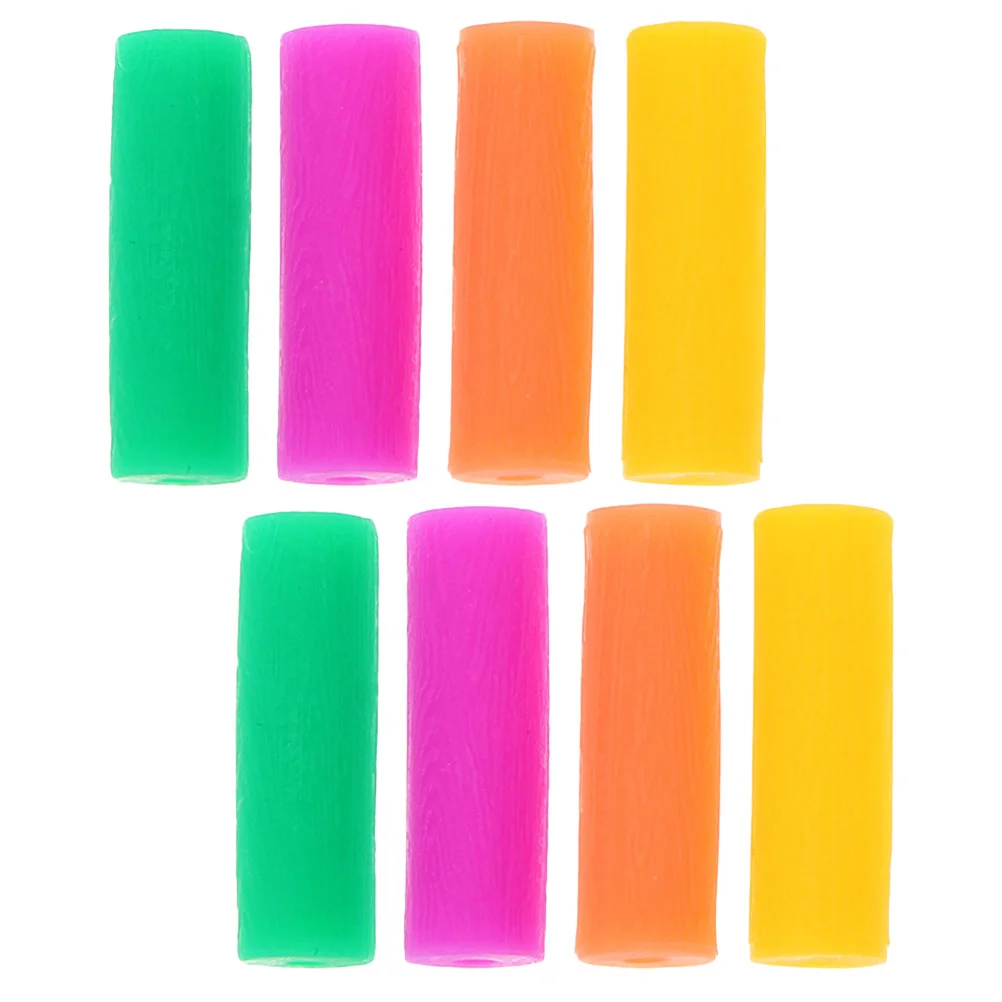 8 Pcs Dental Gum Jaw Teether Oral Care Stick Trainer Silica Gel Exerciser Alinger Chewies Tool