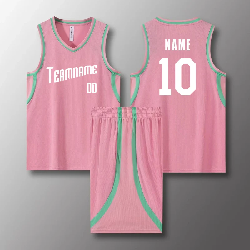 Customize Adult Children Basketball Sport Shirts Blank Basketball Uniforms Breathable Training Team Professional Match Jersey
