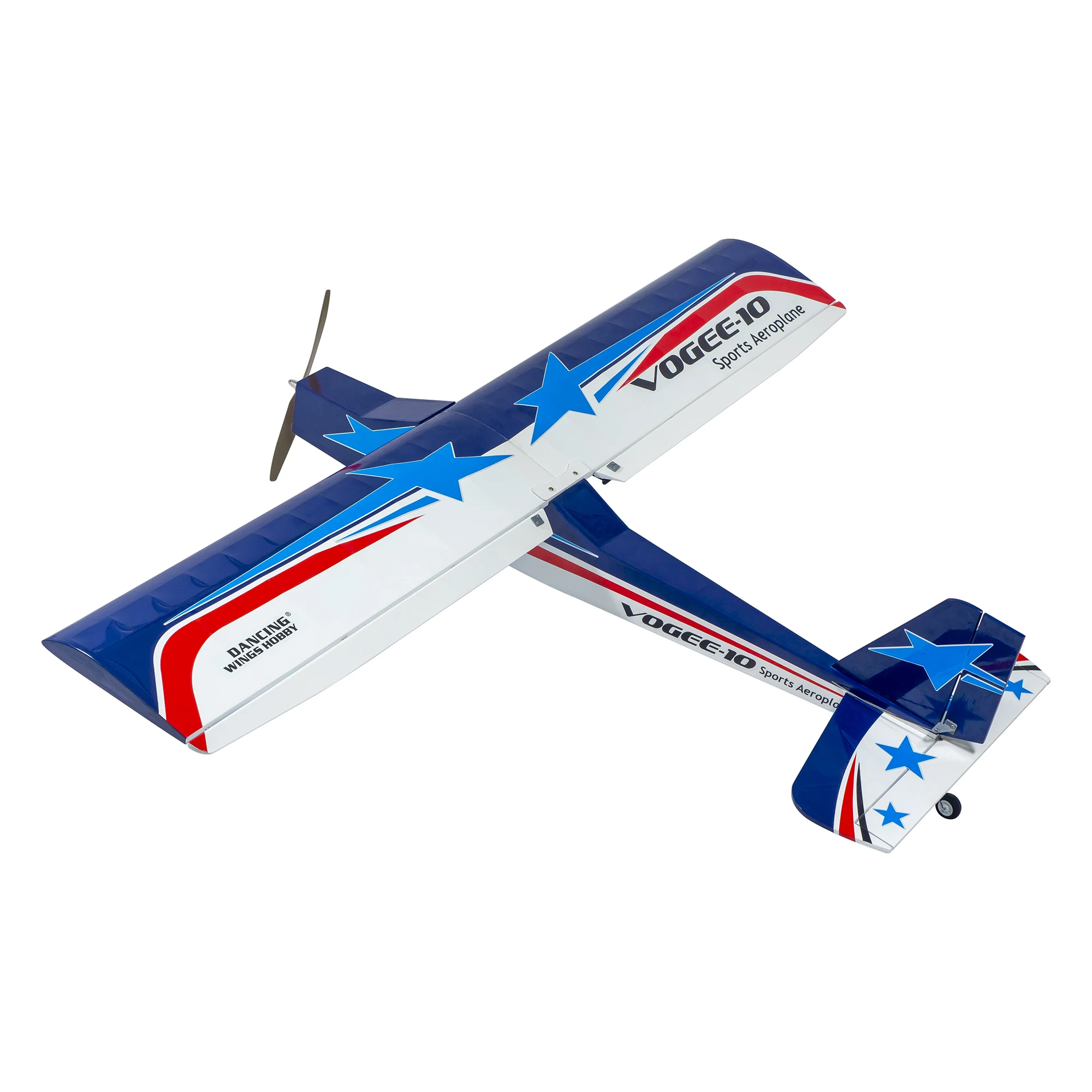 DW Hobby Vogee-10 1070mm Balsa ARF Trainer Kit - Vorgefertigtes RC-Flugzeug PNP Holzmodell – Detail 5