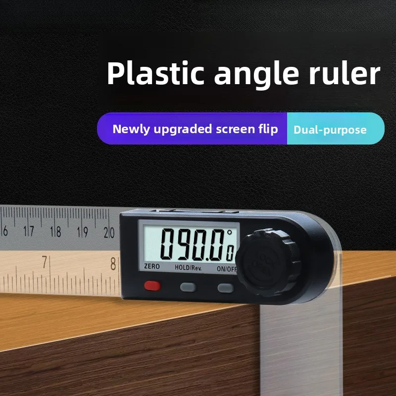 360 Degree Digital Protractor Multifunction Woodworking Angle Ruler Precision Measuring