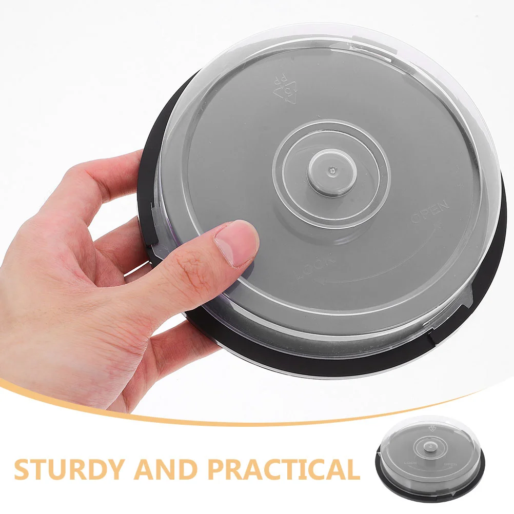 กล่องใส่แผ่นดิสก์แบบพกพา2ชิ้นที่เก็บ CD ถังเปล่าปลอกพลาสติก PP สำหรับเดินทาง