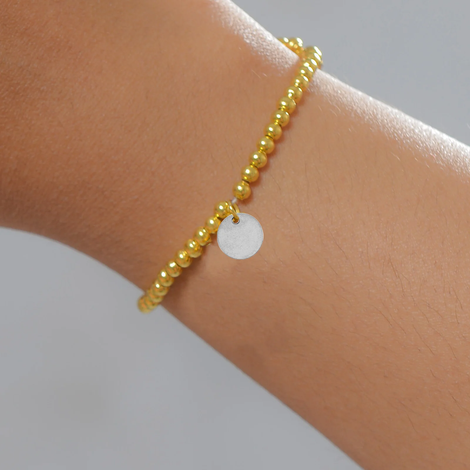 

20Pcs Stainless Steel Round Blank Tags 10mm for Engraving Sublimation Name Plate Metal Stamping Blanks Keychain Dog Tag