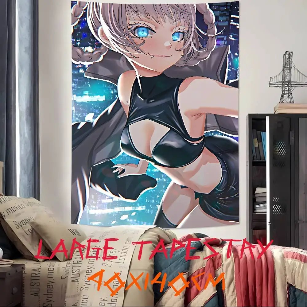 Kawaii Nazuna Nanakusa Tapestry Bedroom Cute Anime Call of Night Modern Young People Style Dorm Theme Room Decor