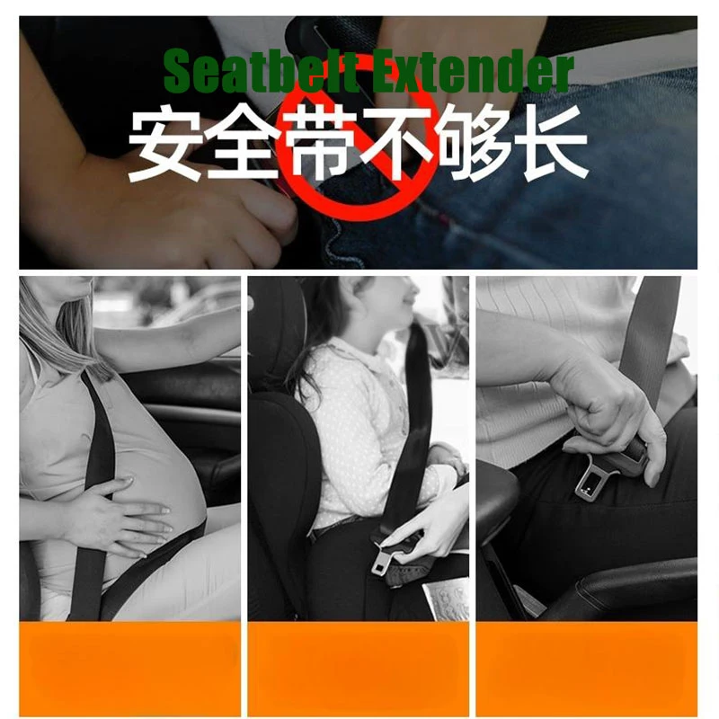 car Seat Belt Clip Extender Extra Long seatbelt rescue For Opel Adam Ampera Corsa Insignia Karl Rocks-e Astra Energy Crossland view 6
