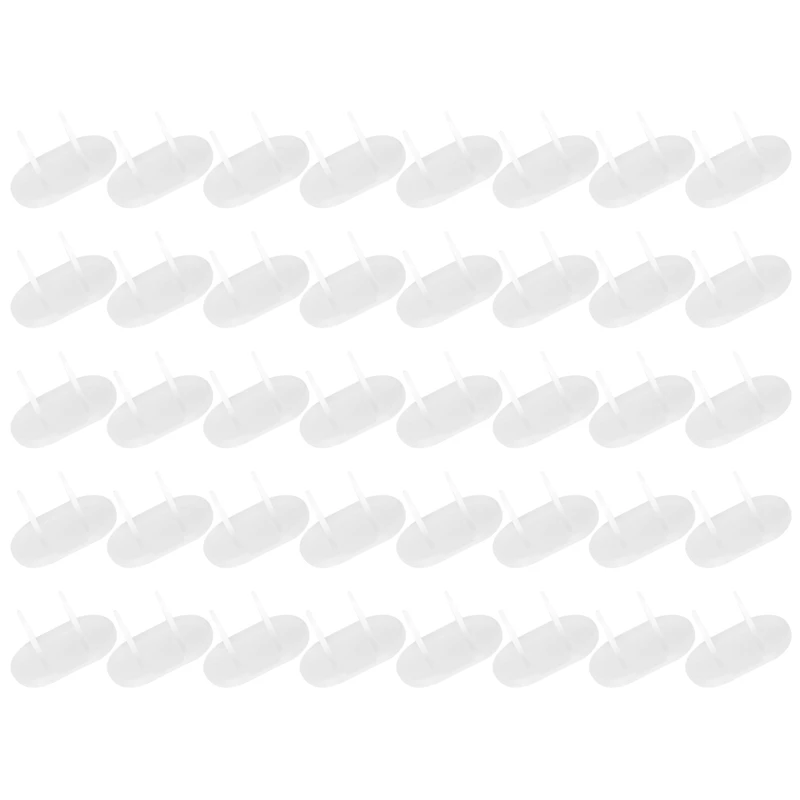 Tomada Plug Cover para Proteção do Bebê, Plug Cover, Plugue Elétrico, Prova, 40 Pcs
