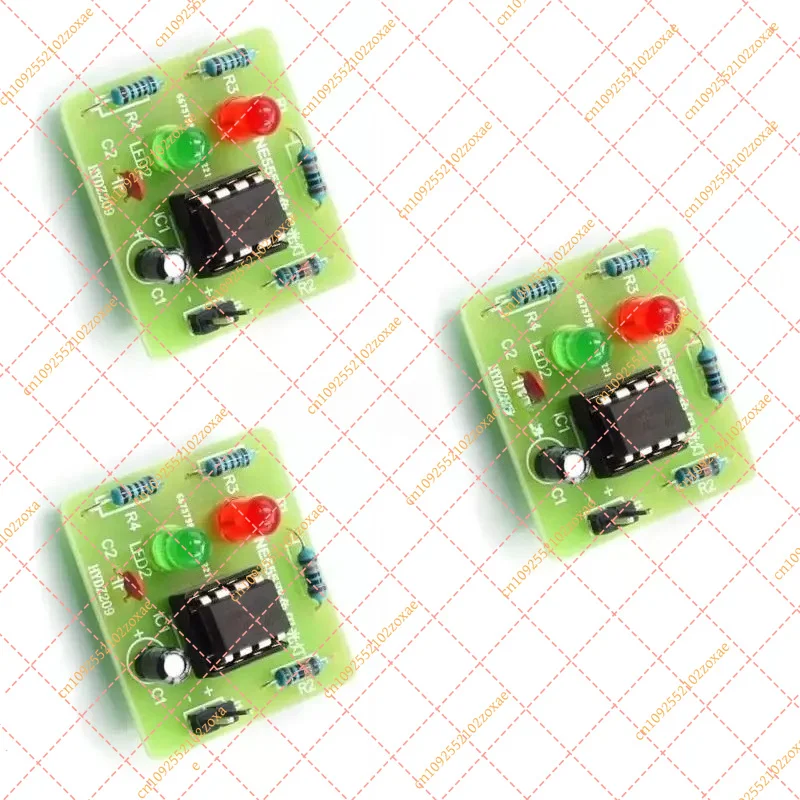 462D Dual Color LED Flashing Light Adjustable Blinking Lamp Educational Practice Electronic Module