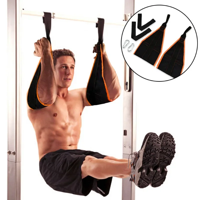 Fitness Abdominal Muscle Belt Hanging AB Sling Straps Hanging Pull-Ups Training Horizontal Bar Gym Home Unisex