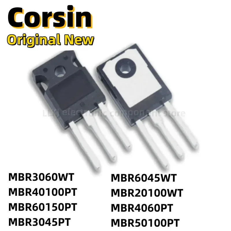 1 قطعة MBR3060WT MBR40100PT MBR60150PT MBR3045PT MBR6045WT MBR20100WT MBR4060PT MBR50100PT TO247 MOS FET TO-247/