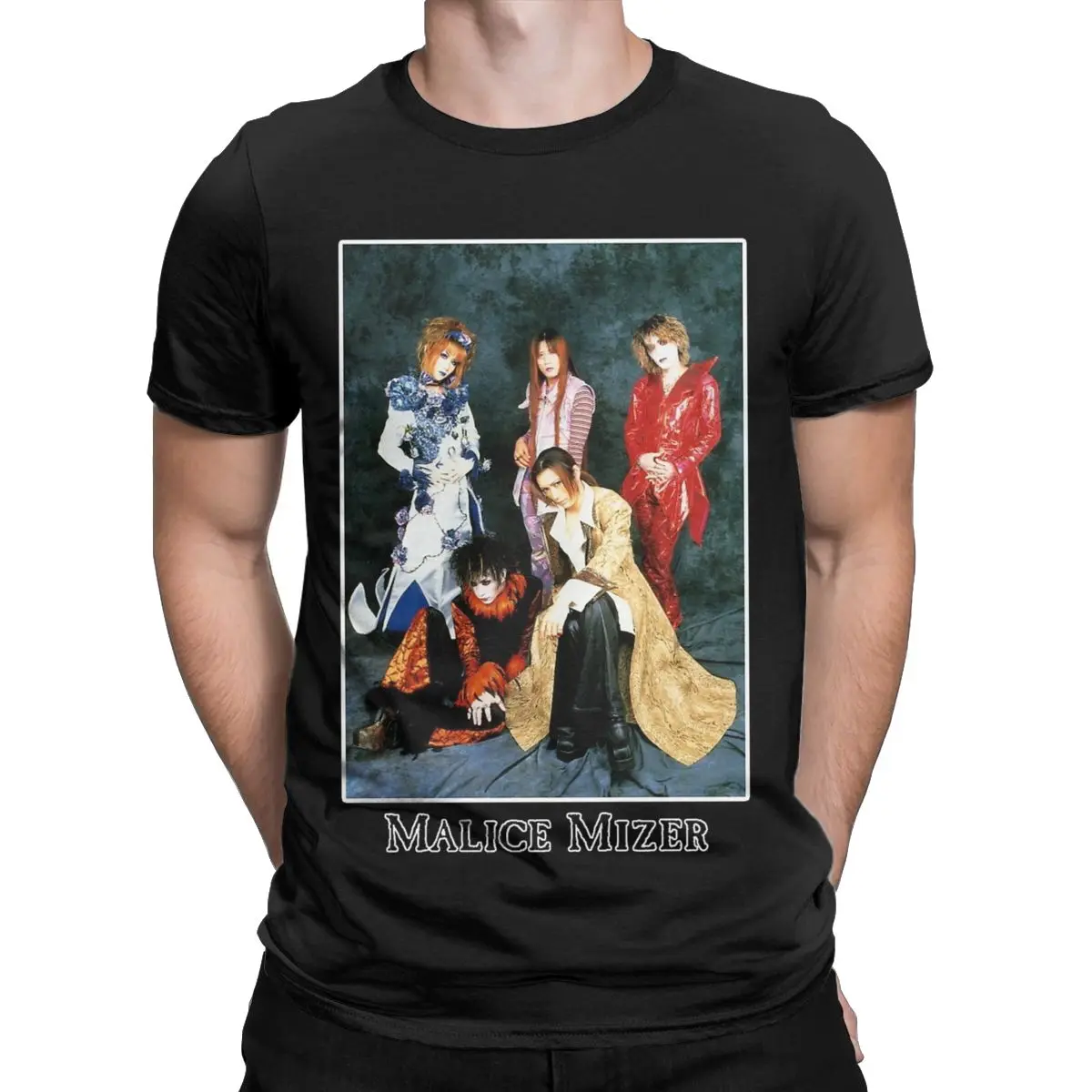 Malice Mizer Band T Shirt per uomo cotone Cool T-Shirt girocollo Tees manica corta abbigliamento regalo di compleanno