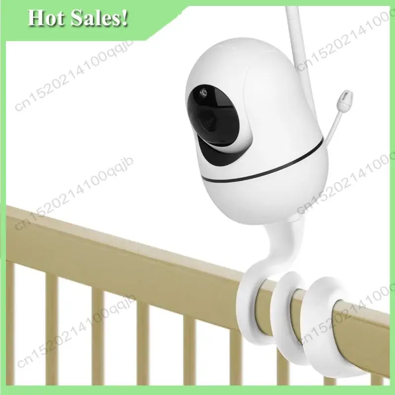 

-FDDT Baby Monitor Silicone Bracket, Compatible With SM70PTZ/SM650/SM50/SM55, Multifunctional White Silicone Bracket