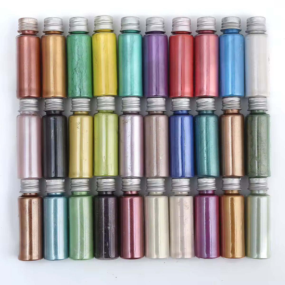 126colors натуральная слюда для мыла Цветная перламутровая пудра Пигмент Mica Nail Glitter Pearl Powder эпоксидная смола