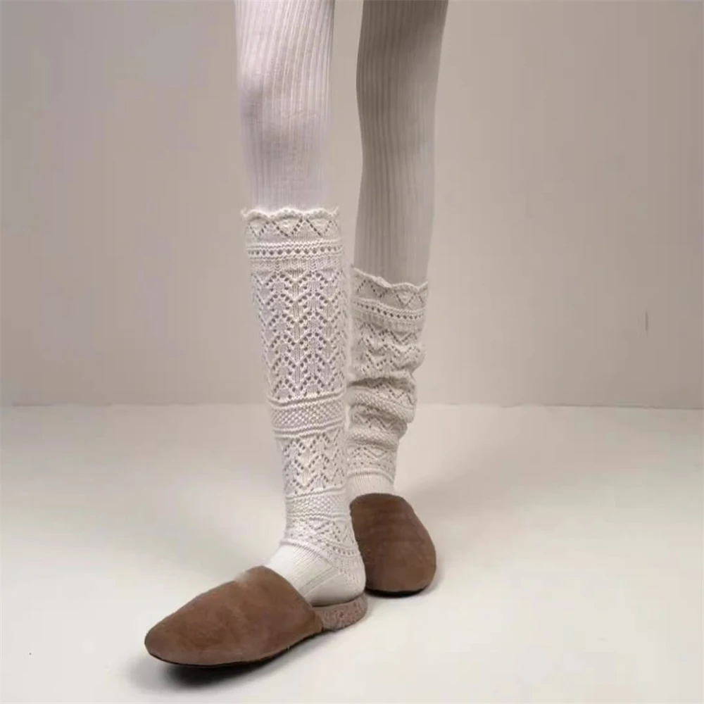 Autumn Winter Lady Thickened Warmth Plus Velvet Stockings All-match Solid Color Bottoming Pantyhose Women's Tights Thighs Socks