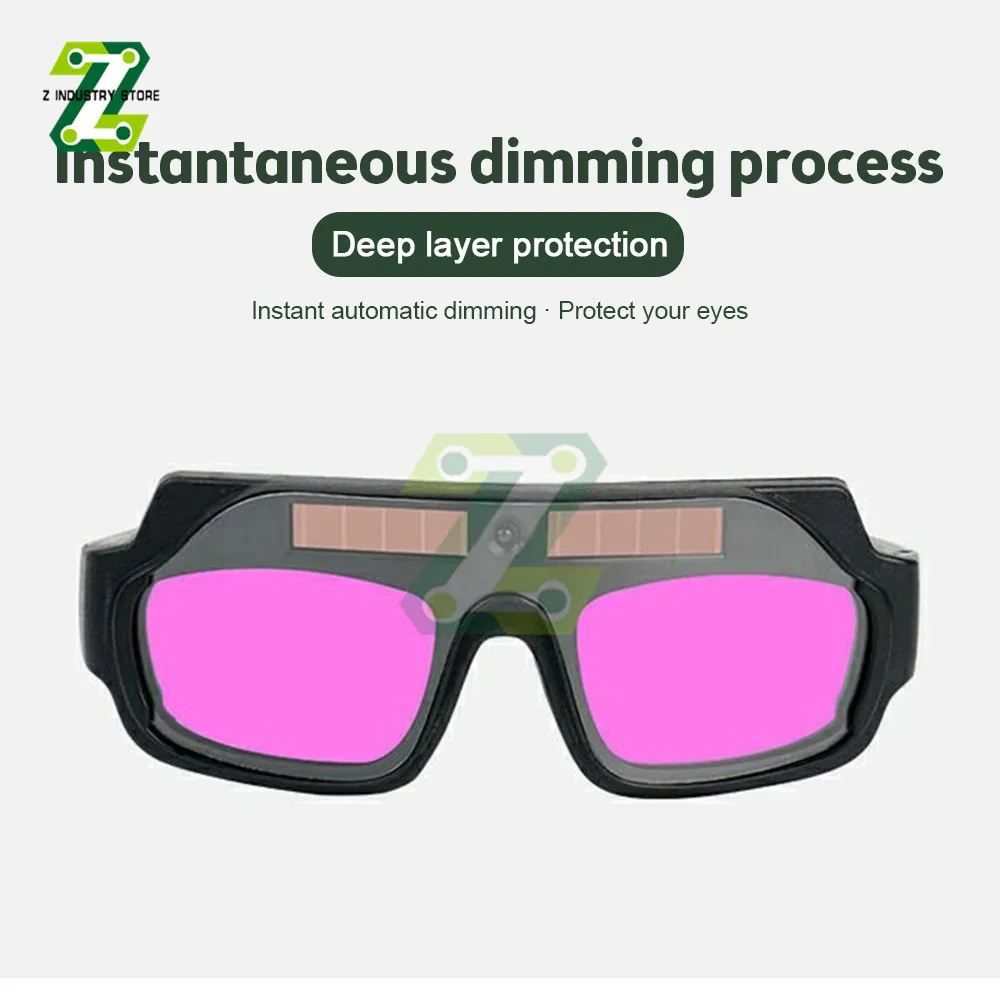 Automatic Darkening Dimming Welding Glasses Anti-glare Welding Glasses Welder Eye Protection Goggles Tools