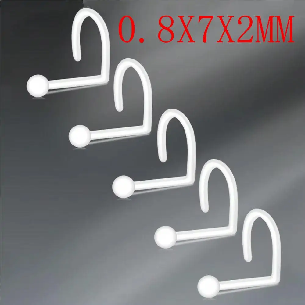 11-51pcs Set Complete Nose Piercing Kit with Flexible Acrylic Retainer Simple Easy Operate Earrings Piercing Tools Body Jewelry