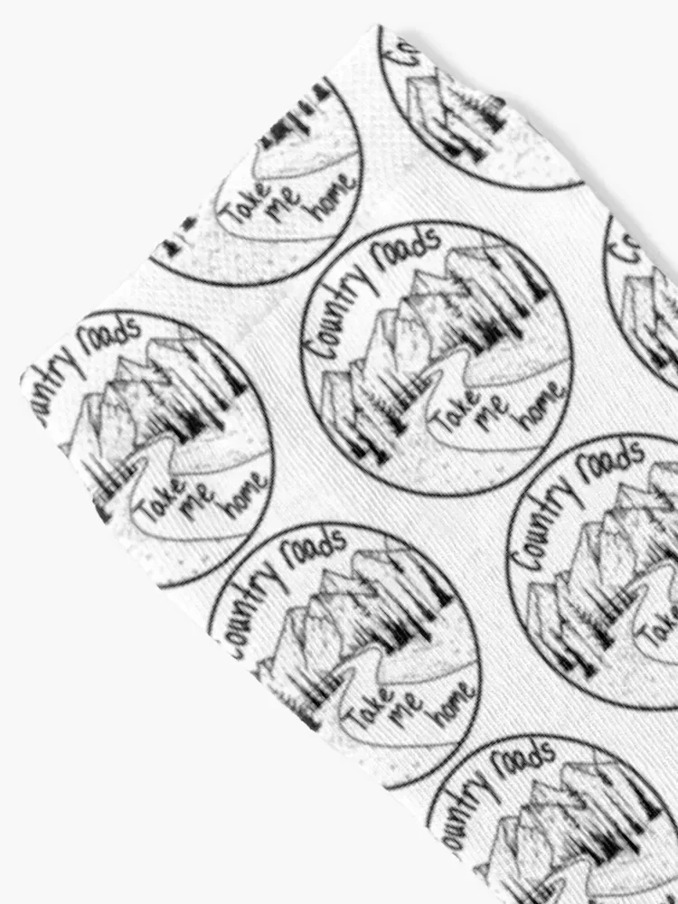 家に連れて行ってください 国道沿いの道路 靴下 登山 面白いギフト ランニングソックス 男性用 女性用