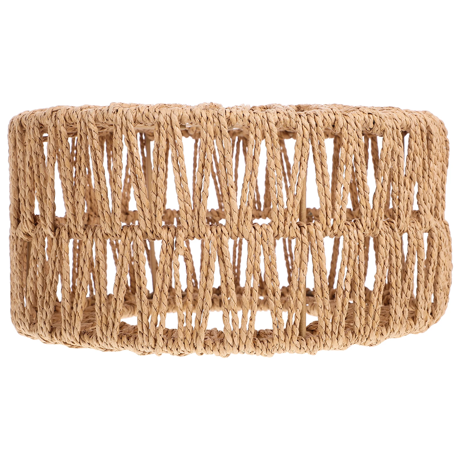 

Straw Rope Lampshade Hanging Woven Light Cover Size S Rustic Pendant Ceiling Lamp Shade Replacement For Home Hotel