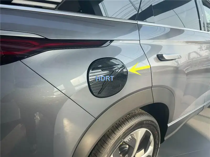 For BYD Frigate 07 2023 + Car Styling Fuel Tank Cover Sticker Modified Oil Trim Frame Exterior Protector Decoration Accessories