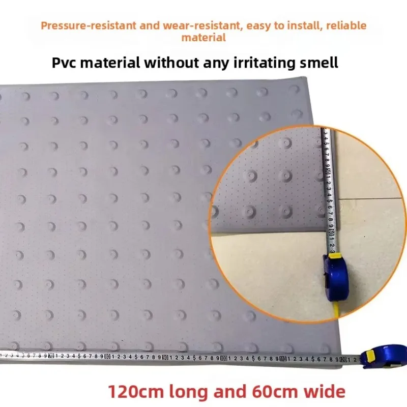 Duonik ADA Warning Pad PVC 8mm Wear & Impact Resistant for Outdoor Paths Roads Walkways
