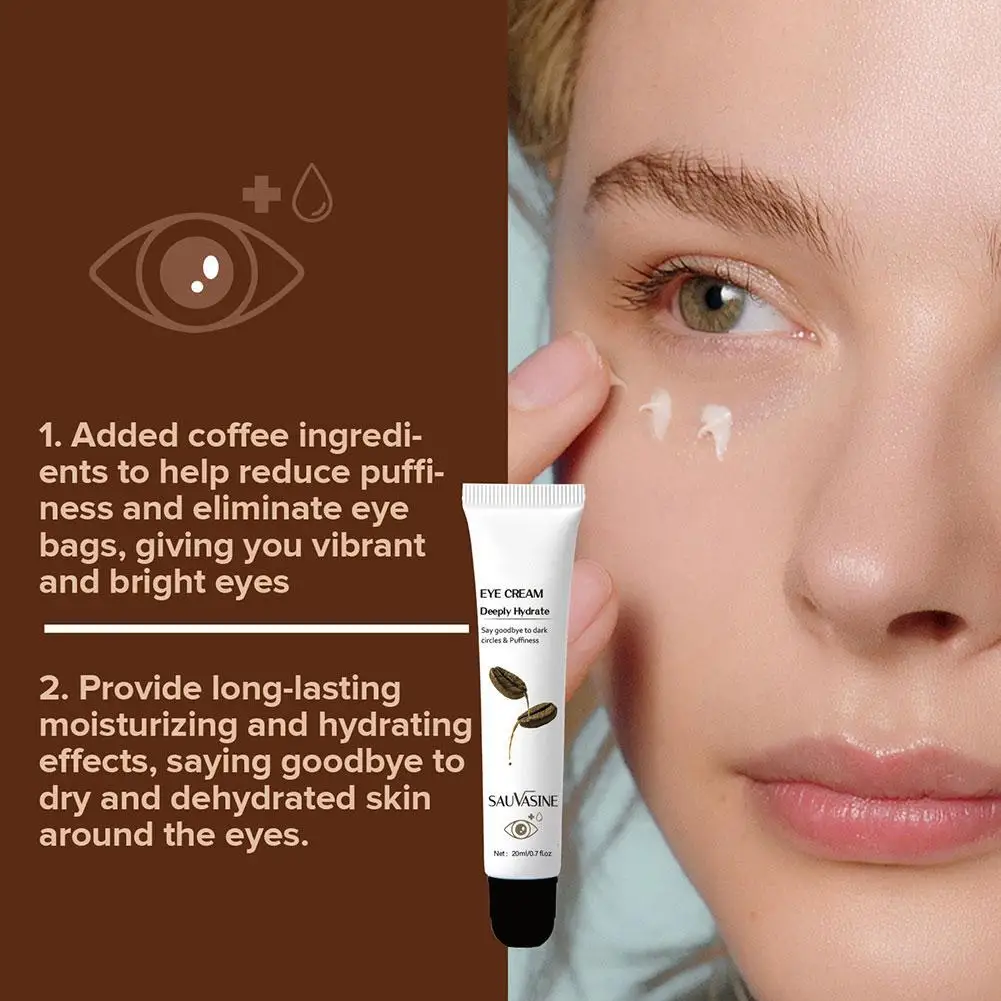 

20ml Eye Cream For Remove Wrinkles Anti-Aging Dark Circles Under Eye Treatment For Eyelids And Under Eye Area Unis U1A4