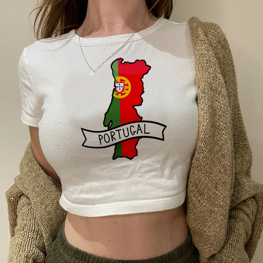 Portugal aesthetic 2000s 90s crop top girl korean fashion hippie aesthetic manga cropped