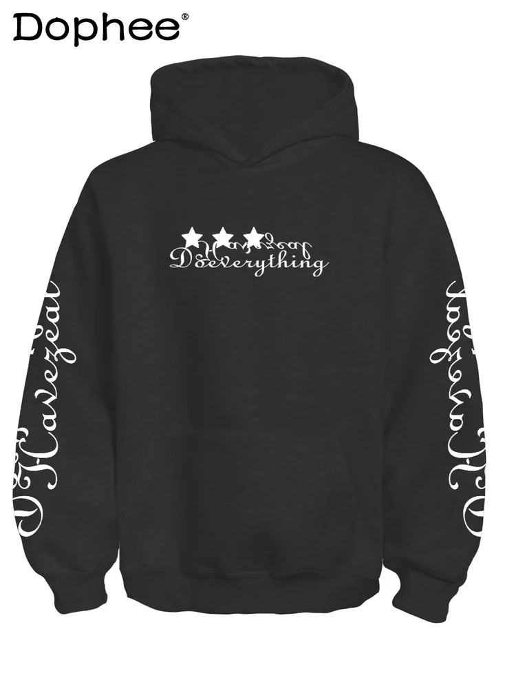 

American Fashion Trendy Handsome Hooded Sweatshirt Autumn Winter New Loose Casual Youth Popular Hoodie Unisex