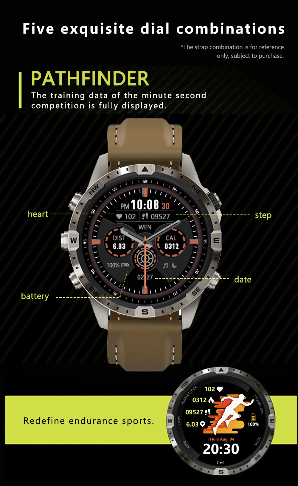 2023 MARQ Smart Watch Blood Suger Compass 1.6\