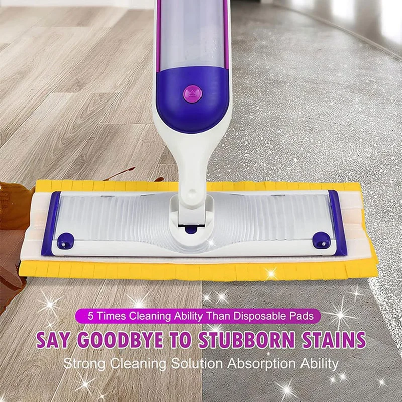 وسادات إعادة تعبئة الممسحة لـ Swiffer Power Mop ممسحة متعددة الأسطح وممسحة طاقة Swiffer ممسحة خشبية وسادات تنظيف رذاذ من الألياف الدقيقة متينة