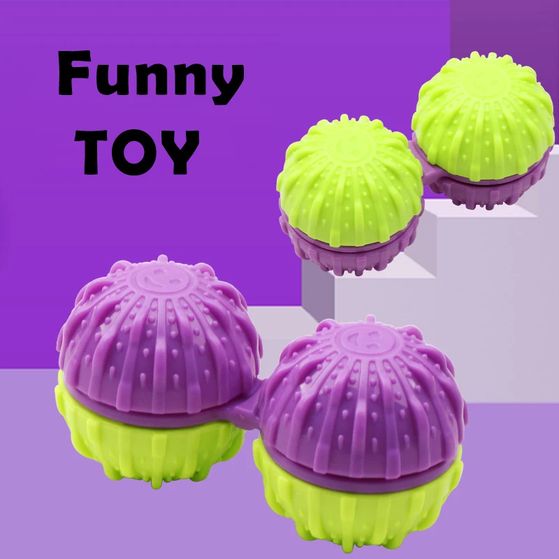 Cute Decompression Spinning Radish Ball Funny Finger Gyro Toys Adult Children Toys Fun Stress Relief Massage Ball Birthday Gift