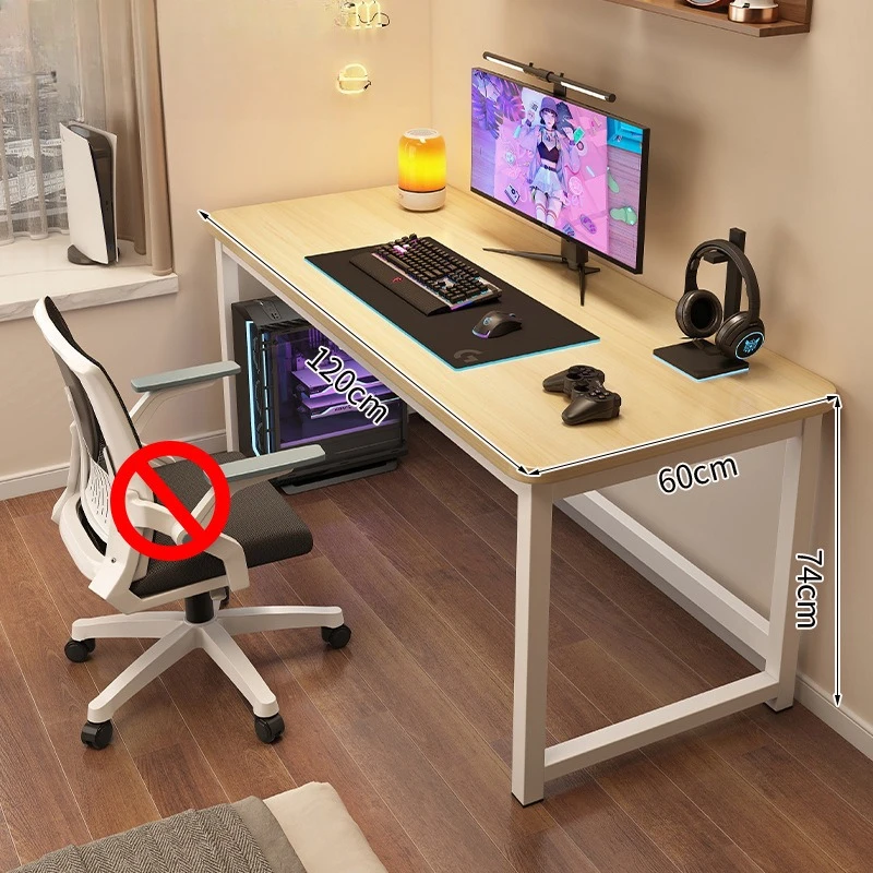 Computer Desk Desktop Study Desk Long Workbench E-Sports Table and Chair Desk