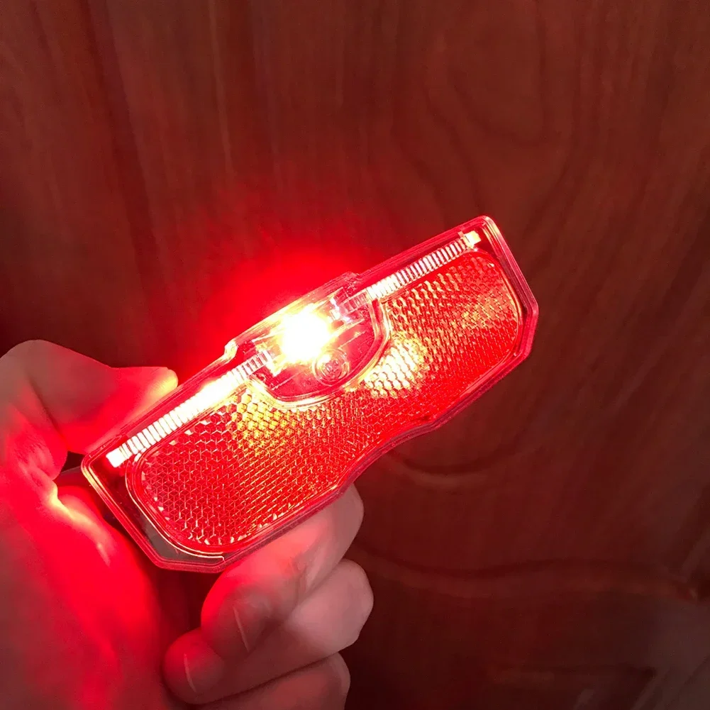 Luz LED para Portaequipajes de Bicicleta, Luz Trasera Reflectante para Asiento Trasero de Bicicleta, Reflector de Advertencia de Seguridad para Ciclismo Nocturno, Accesorios de Ciclismo